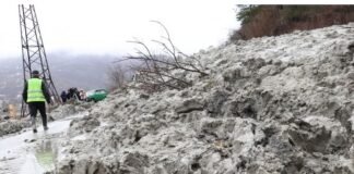 მეწყერმა ცენტრალური მაგისტრალის ჩახერგვა გამოიწვია