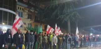 აქცია მარნეულის მუნიციპალიტეტის მერიასთან