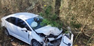 მსუბუქი ავტომობილი ხრამში ჩავარდა