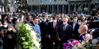 9 აპრილს დაღუპულთა ხსოვნას პატივი მიაგეს და მემორიალი ყვავილებით შეამკეს