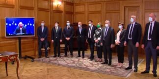 პრეზიდენტის სასახლეში შარლ მიშელის დოკუმენტზე ხელმოწერა გაფორმდა
