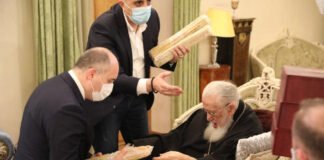 პატრიარქმა თავდაცვის უწყების წარმომადგენლები დალოცა