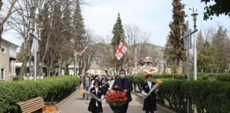 ბოლნისში 9 აპრილს დაღუპული გმირები გაიხსენეს