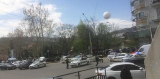 „საქართველოს ბანკში“ შეიარაღებული თავდამსხმელი შეიჭრა