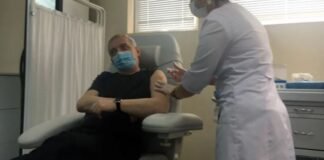 გია ვოლსკი კორონავირუსის საწინააღმდეგო ვაქცინით საჯაროდ აიცრა