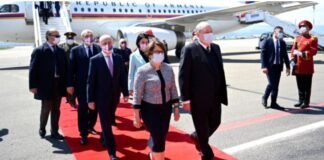 სომხეთის რესპუბლიკის პრეზიდენტი არმენ სარქისიანი საქართველოშია