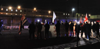 რუსთავის ციხისკენ მსვლელობას მოძრაობა “საქართველოსთვის” წევრები მართავენ