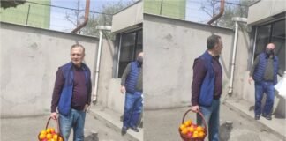 შალვა ნათელაშვილმა ნიკა მელიას ციხეში ხილი და ხაჭაპური მიუტანა