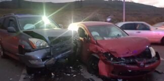 რუსთავში ავტოსაგზაო შემთხვევის შედეგად 2 ადამიანი დაშავდა