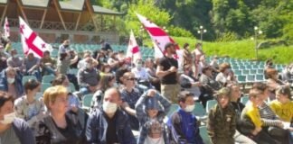 ნამოხვანჰესის მოწინააღმდეგეები აქციას ცაგერში მართავენ