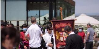 „ნამახვანჰესის“ მშენებლობის მოწინააღმდეგეების აქცია მიმდინარეობს