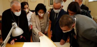 საქართველოს პრეზიდენტი ოფიციალური ვიზიტით წმინდა საყდარში (ვატიკანი) იმყოფება