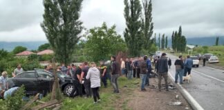 ავტოსაგზაო შემთხვევა საჩხერეში – არიან დაშავებულები