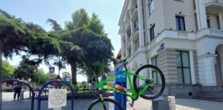 რუსთავში ველო გასამართი სადგურები მოეწყო