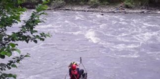 მაშველებმა ცხენისწყლის ნაპირზე ჩარჩენილი დაშავებული მოქალაქე გადაარჩინეს