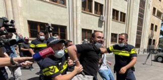 “ლელოს” წევრები პარლამენტის მიმდებარე ტერიტორიიდან გაიყვანეს