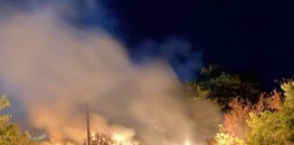 მეტალურგიის წყალსაქაჩის ტერიტორიაზე ძლიერი ხანძარია