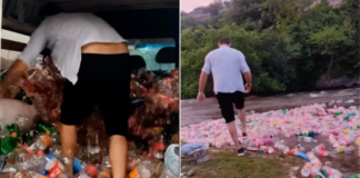 პირი, რომელმაც მდინარე გამიზნულად დააბინძურა, პოლიციამ დააკავა