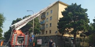 მეგობრობის გამზირზე სახანძრო ეკიპაჟია მობილიზებული