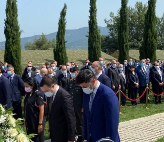 2008 წლის აგვისტოს ომში დაღუპულთა ხსოვნას პატივი მიაგეს