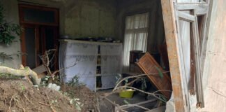 რამდენიმე სოფელში მეწყერის შედეგად შვიდი საცხოვრებელი სახლი დაზიანდა