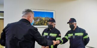 38 წელი მეხანძრედ – ტყუპი ძმები სამსახურიდან მაიორის წოდებით გააცილეს