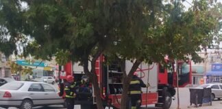 მესხიშვილის ქუჩაზე სახანძრო-სამაშველო ეკიპაჟი იყო მობილიზებული