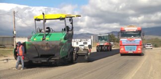 მდინარე ლოჭინის ხევზე ხიდის მშენებლობა მიმდინარეობს