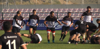 რუსთავის რაგბის სტადიონზე დიდი 10-ის მეშვიდე ტური გაიმართა