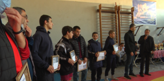 რუსთაველი წარმატებული მოჭიდავეების დაჯილდოვება