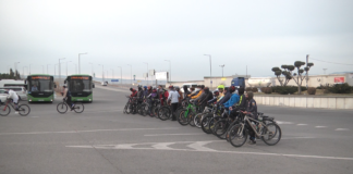 რუსთავში ველომოყვარულთა კლუბმა ტრადიციული ველომსვლელობა “Сritical Mass” გამართეს