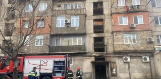 საცხოვრებელ კორპუსთან სახანძრო ეკიპაჟი იყო მობილიზებული