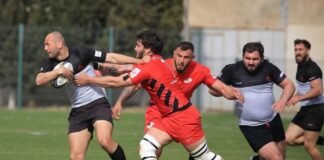 რუსთავის რაგბის სტადიონზე დიდი 10-ის მეჩვიდმეტე ტური გაიმართა