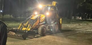 რუსთავია ძლიერი წვიმის შედეგად რამდენიმე ქუჩა დაიტბორა