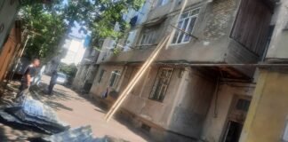 სტიქიის დროს დაზიანებული კორპუსები- სახურავების რეაბილიტაცია დაიწყო