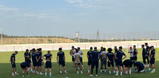 საფეხბურთო კლუბი “რუსთავი” ახალწვეულებთან ერთად მომავალი მატჩებისათვის ემზადება