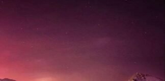 ანტარქტიდაზე ცა უჩვეულო ვარდისფერი გახდა