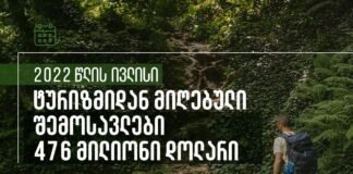 ტურიზმიდან მიღებულმა შემოსავლებმა 1 მილიარდ 618 მილიონი ლარი შეადგინა – ირაკლი ღარიბაშილი