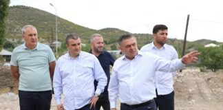 ქალაქ ბოლნისში საძმო სასაფლაოს მოწყობის სამუშაოები მიმდინარეობს