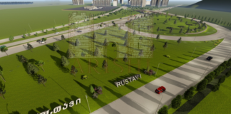 ქალაქის შემოსასვლელის რეაბილიტაცია გრძელდება