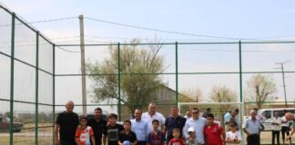 გარდაბანში, თბილწყაროს დასახლებაში ხელოვნურსაფარიანი სპორტული მოედანი გაიხსნა