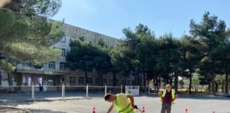 რუსთავსერვის ცენტრმა სკოლების და ბაღების მიმდებარე ტერიტორიები დაასუფთავეს