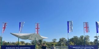 რუსთავის კულტურის და დასვენების პარკში ნიჩბოსნობაში რუსთავის ღია პირველობა იმართება