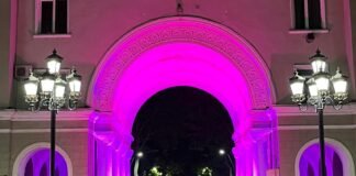 “ვარდისფერი ოქტომბრის” თვე “არკის” ვარდისფრად განათებით დასრულდა