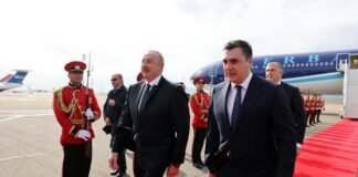 საქართველოს დღეს ილჰამ ალიევი ეწვია