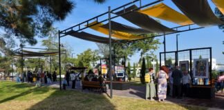 რუსთავში ღია საგამოფენო სივრცე გაიხსნა