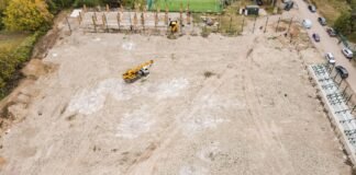 სართიჭალაში ცენტრალური სტადიონის მშენებლობა აქტიურად მიმდინარეობს