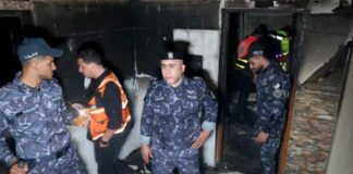 ღაზას სექტორში ხანძარს 21 ადამიანი ემსხვერპლა