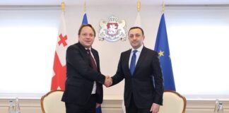 ირაკლი ღარიბაშვილმა და ოლივერ ვარჰეისმა ერთობლივი პრესკონფერენცია გამართეს