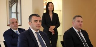 გიორგი დოხტურიშვილი იაპონიის საელჩოში ადამიანის უსაფრთხოების საგრანტო პროგრამის ცერემონიას დაესწრო